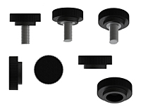 Press On Thumbscrews Group - Black